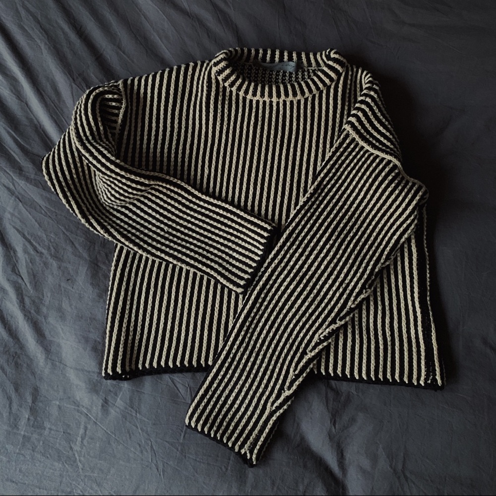 Raquel Allegra Striped Sweater — Size 0